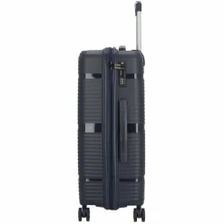 d&n Hartgepäck|4-Rollen Koffer<Travel Line 4200 4 Rollen Trolley M 67 cm darkblue