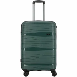 d&n Hartgepäck|4-Rollen Koffer<Travel Line 4300 4 Rollen Trolley M 68 cm dark green