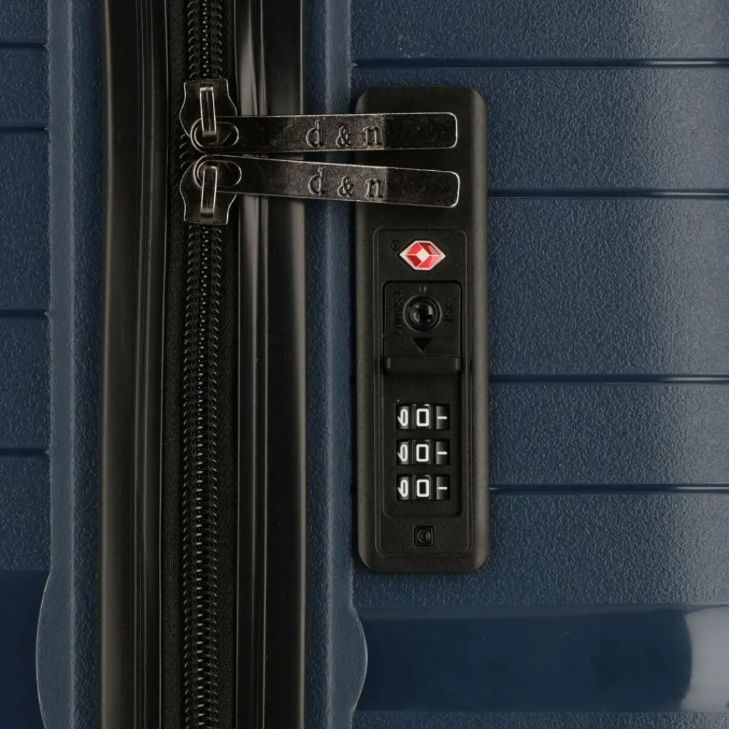 Clearance d&n Travel Line 4300 4 Rollen Trolley L 78 cm dunkelblau