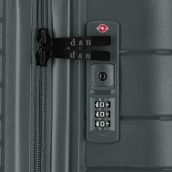 d&n Hartgepäck|4-Rollen Koffer<Travel Line 4600 4 Rollen Trolley M 65 cm grey