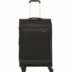 Sale d&n Travel Line 9504 4 Rollen Trolley M 67 cm mit Dehnfalte black