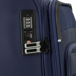 d&n Travel Line 9504 4 Rollen Trolley L 76 cm mit Dehnfalte