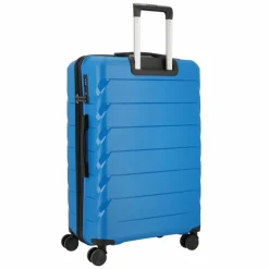 Outlet d&n Travel Line 4100 4 Rollen Trolley L 74 cm blue