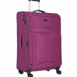 Online d&n Travel Line 9204 4 Rollen Trolley L 76 cm mit Dehnfalte purple