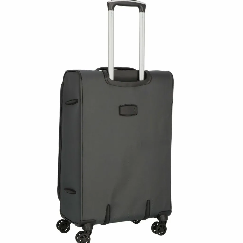 d&n Weichgepäck|2-Rollen Koffer<Travel Line 6700 4 Rollen Trolley 60 cm grau