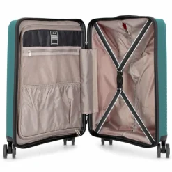 d&n Hartgepäck Kabinengepäck|4-Rollen Kabinentrolleys<Travel Line 4000 4-Rollen Kabinentrolley 55 cm grün