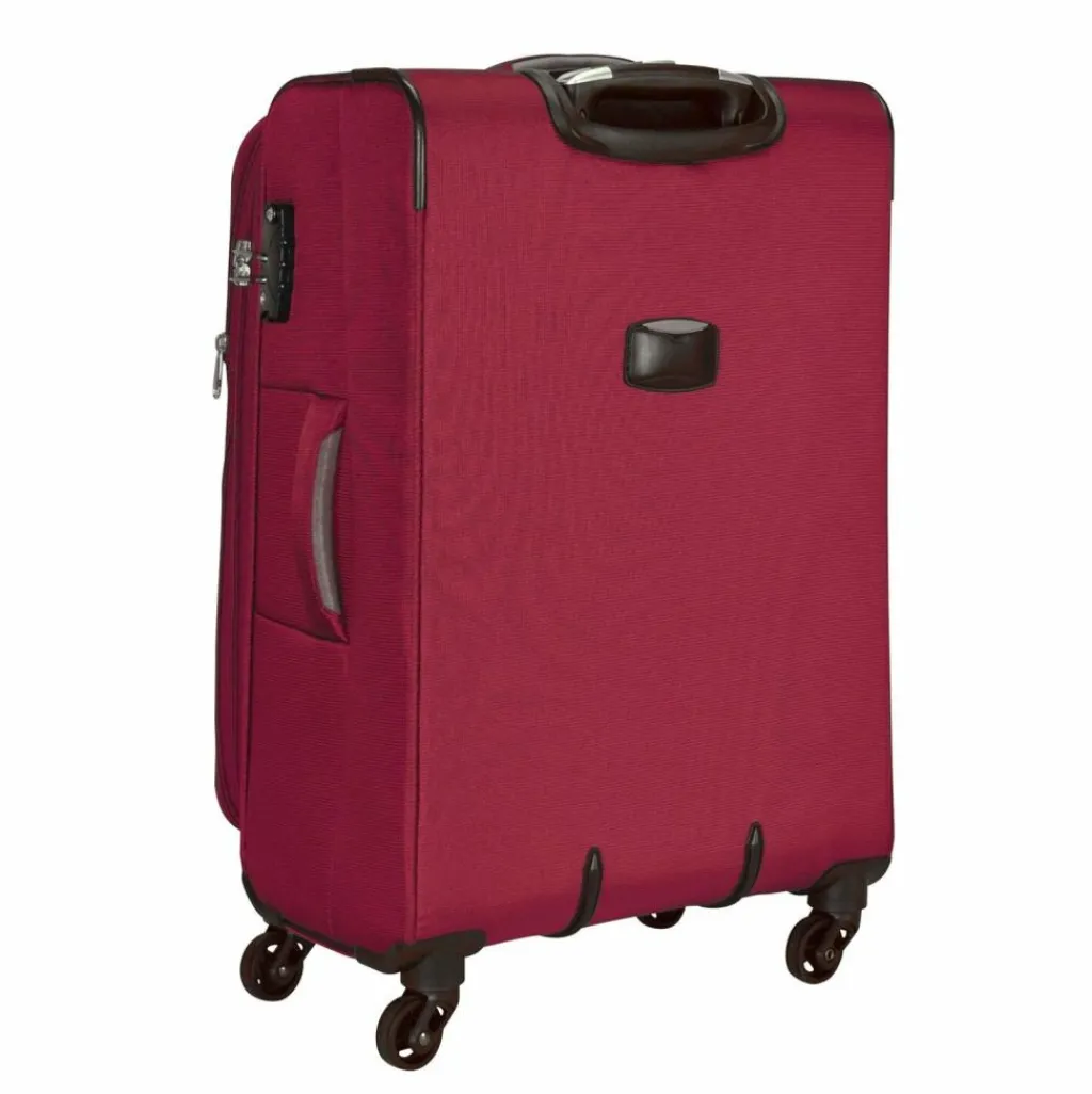 Discount d&n Travel Line 6400 2-4-Rollen Kofferset 3tlg. bordeaux