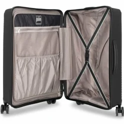 d&n Hartgepäck|4-Rollen Koffer<Travel Line 4000 4-Rollen Trolley 66 cm schwarz