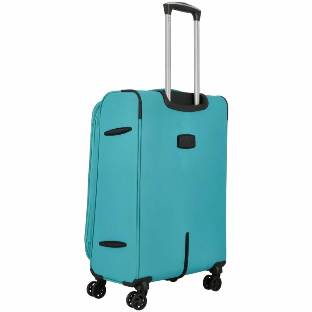 d&n Weichgepäck|4-Rollen Koffer<Travel Line 6864 4-Rollen Trolley 66 cm petrol