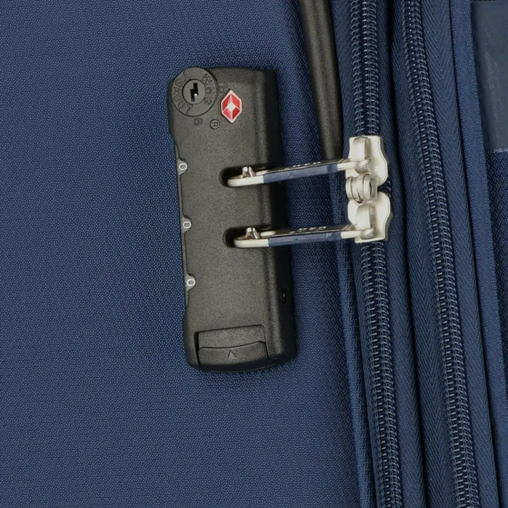 d&n Weichgepäck|4-Rollen Koffer<Travel Line 6704 4-Rollen Trolley 75 cm blue green