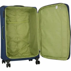 d&n Weichgepäck|4-Rollen Koffer<Travel Line 6704 4-Rollen Trolley 75 cm blue green