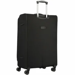 d&n Weichgepäck|4-Rollen Koffer<Travel Line 6874 4-Rollen Trolley 76 cm schwarz