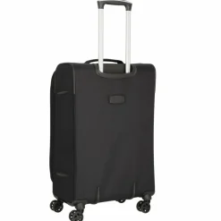 d&n Weichgepäck|4-Rollen Koffer<Travel Line 6704 4-Rollen Trolley 65 cm schwarz