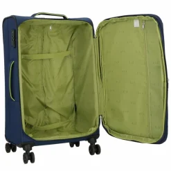 d&n Weichgepäck|4-Rollen Koffer<Travel Line 6704 4-Rollen Trolley 65 cm blau