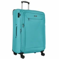 d&n Weichgepäck|4-Rollen Koffer<Travel Line 6874 4-Rollen Trolley 76 cm petrol