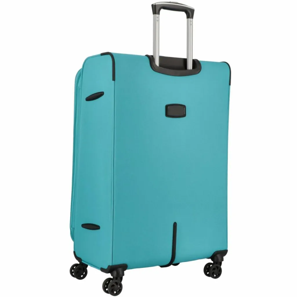 d&n Weichgepäck|4-Rollen Koffer<Travel Line 6874 4-Rollen Trolley 76 cm petrol
