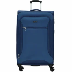 d&n Weichgepäck|4-Rollen Koffer<Travel Line 6404 4-Rollen Trolley 78 cm blau