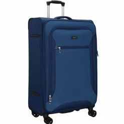 d&n Weichgepäck|4-Rollen Koffer<Travel Line 6404 4-Rollen Trolley 78 cm blau