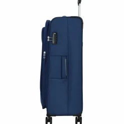 d&n Weichgepäck|4-Rollen Koffer<Travel Line 6404 4-Rollen Trolley 78 cm blau