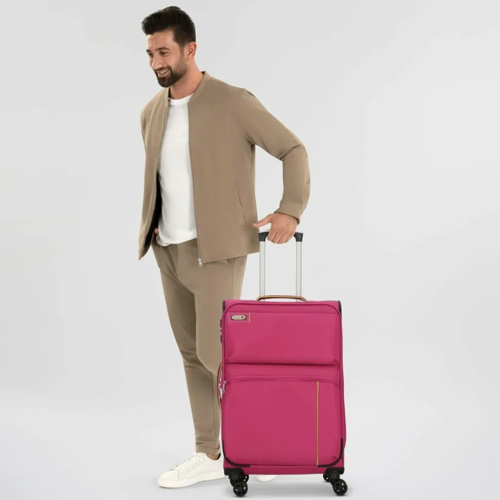 d&n Travel Line 6704 4-Rollen Trolley 65 cm