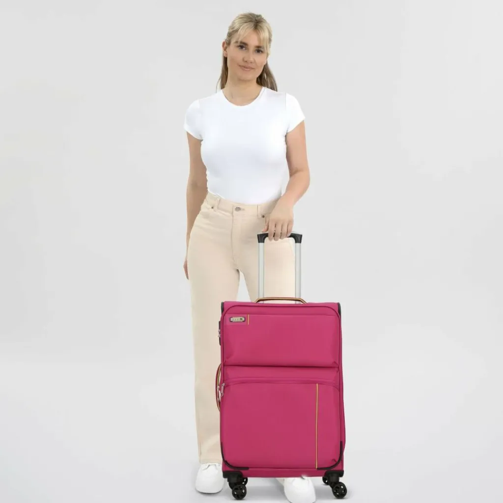 d&n Travel Line 6704 4-Rollen Trolley 65 cm