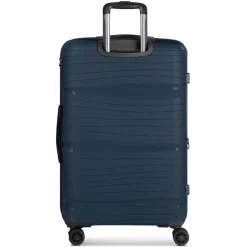 d&n Hartgepäck|4-Rollen Koffer<Travel Line 4300-Plus 4 Rollen Trolley L 76 cm mit Dehnfalte dark blue