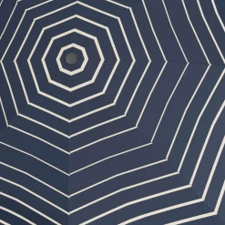 New Doppler Fiber Flex Long AC Stockschirm 88 cm timeless blue stripes