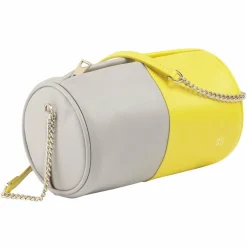 DuDu Abigail Umhängetasche Leder 19.5 cm citrus yellow