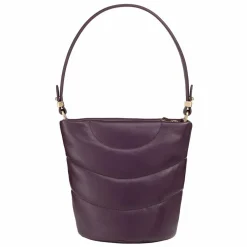 DuDu Schultertaschen<Barbara Schultertasche Leder 21.5 cm deep purple