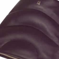 DuDu Schultertaschen<Barbara Schultertasche Leder 21.5 cm deep purple