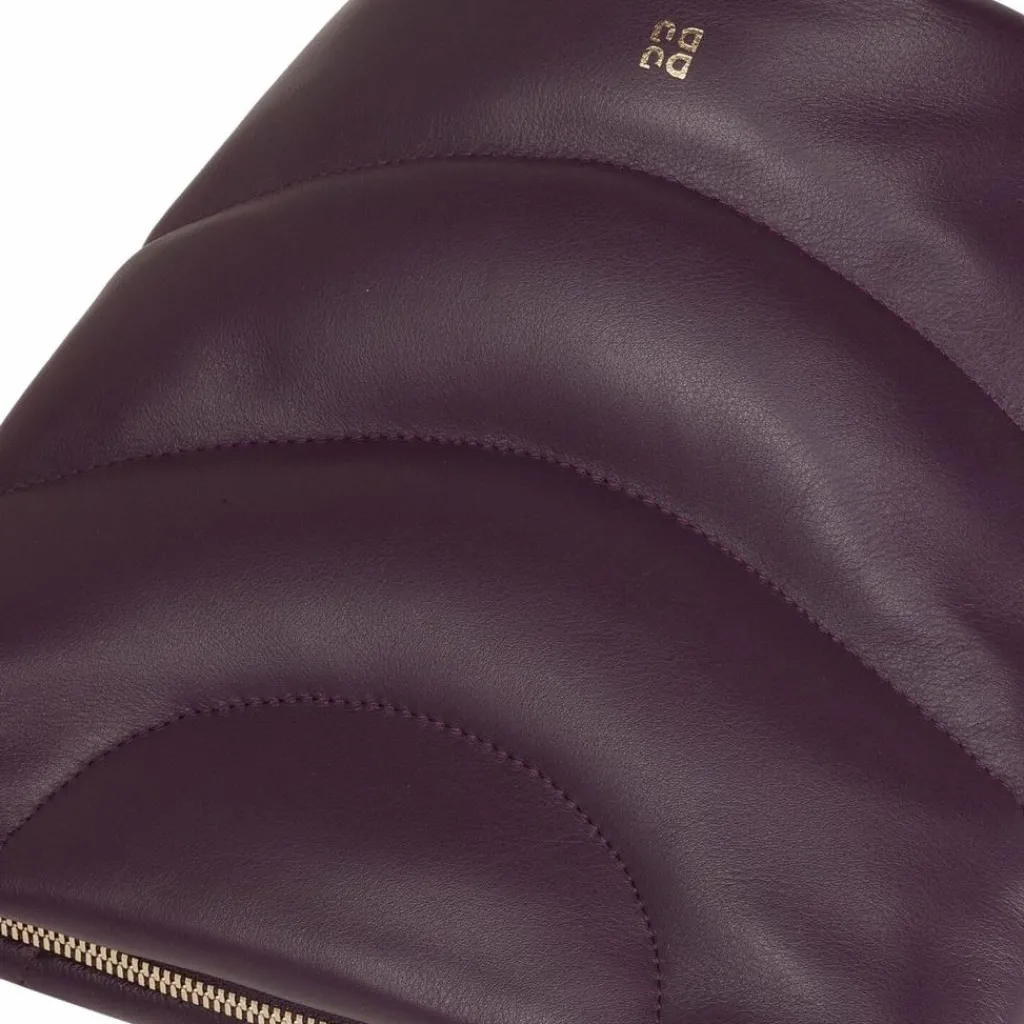 DuDu Schultertaschen<Barbara Schultertasche Leder 21.5 cm deep purple