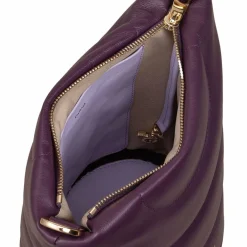 DuDu Schultertaschen<Barbara Schultertasche Leder 21.5 cm deep purple