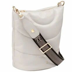 DuDu Schultertaschen<Barbara Schultertasche Leder 24.5 cm pearl