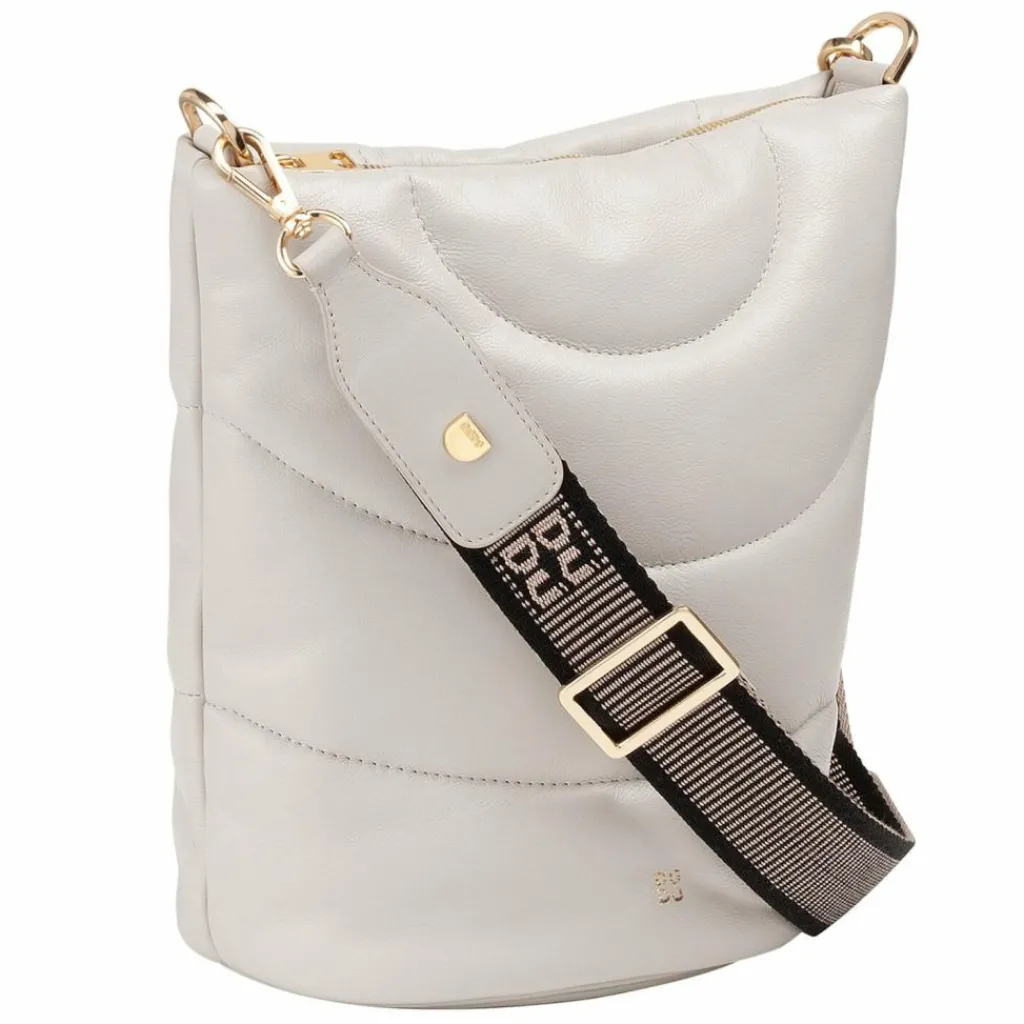 DuDu Schultertaschen<Barbara Schultertasche Leder 24.5 cm pearl