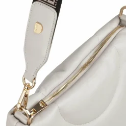 DuDu Schultertaschen<Barbara Schultertasche Leder 24.5 cm pearl