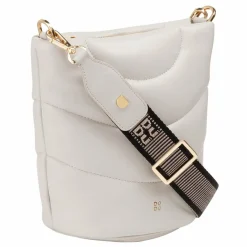 Clearance DuDu Barbara Schultertasche Leder 21.5 cm pearl
