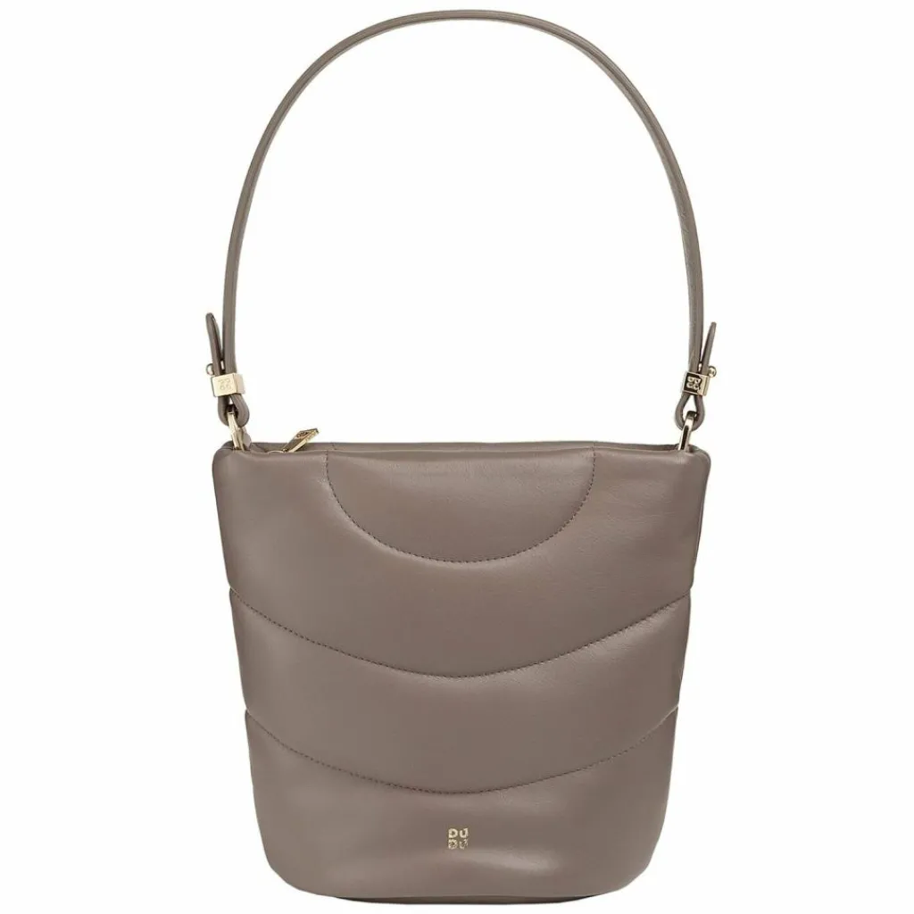 DuDu Schultertaschen<Barbara Schultertasche Leder 21.5 cm taupe