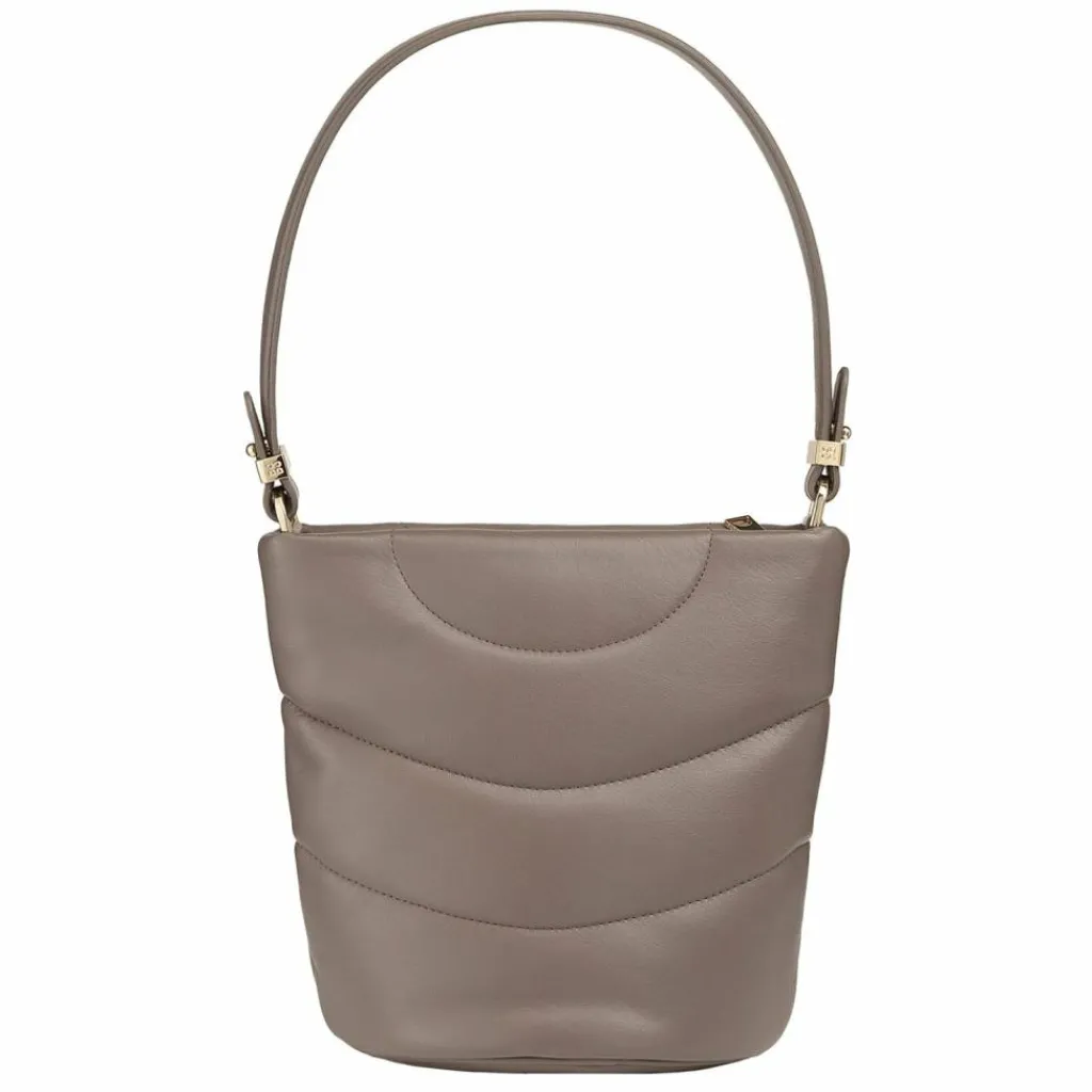 DuDu Schultertaschen<Barbara Schultertasche Leder 21.5 cm taupe