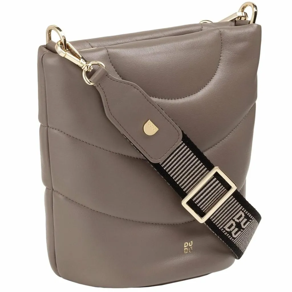 DuDu Schultertaschen<Barbara Schultertasche Leder 21.5 cm taupe