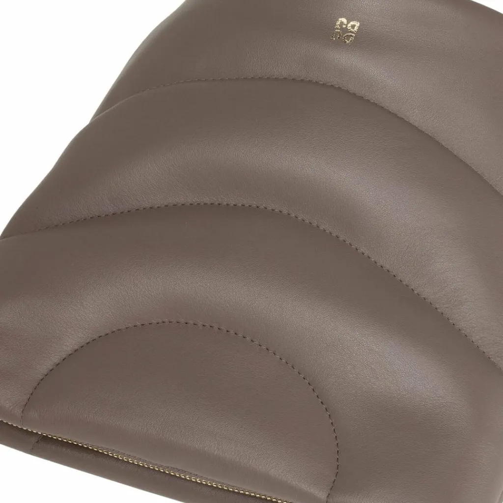 DuDu Schultertaschen<Barbara Schultertasche Leder 21.5 cm taupe