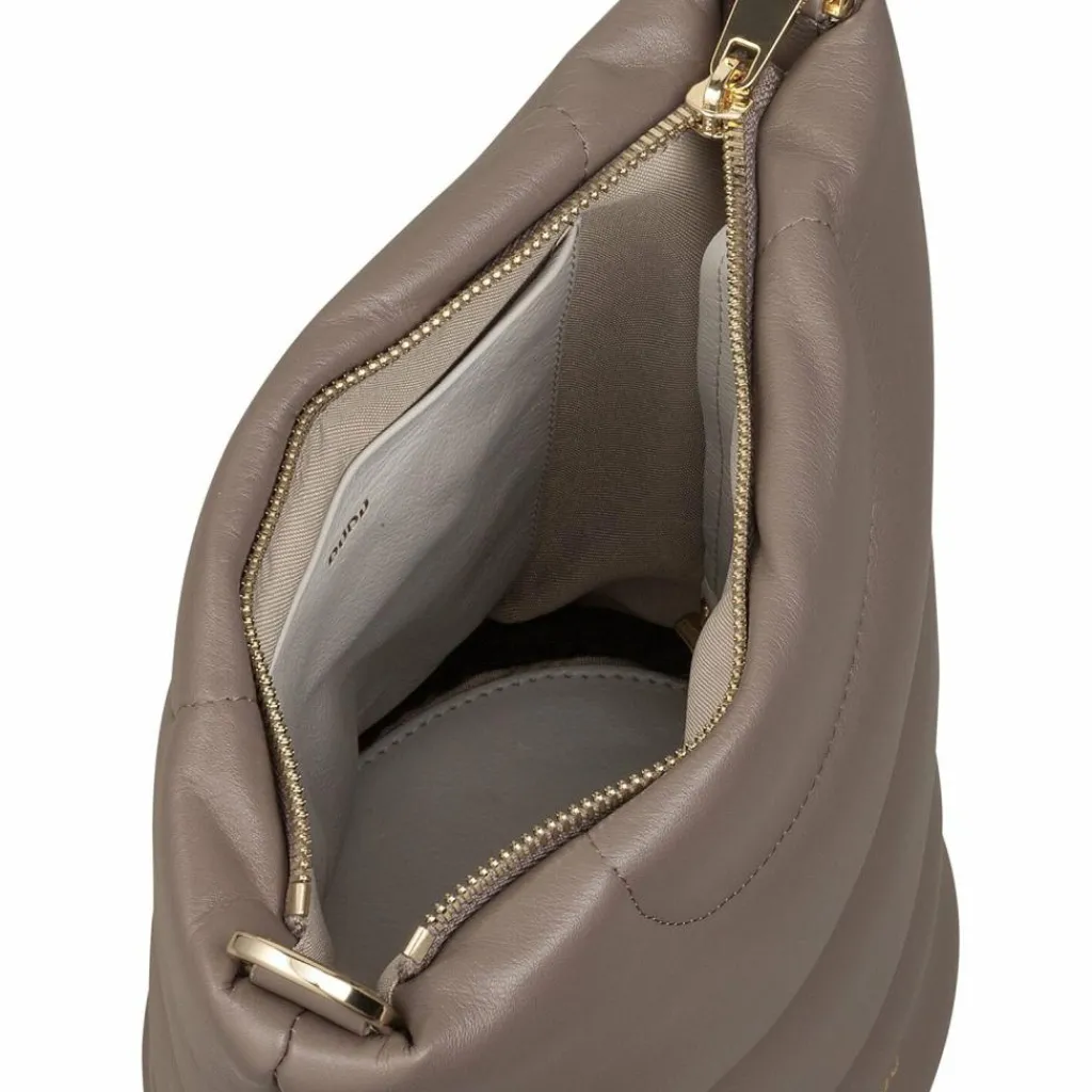 DuDu Schultertaschen<Barbara Schultertasche Leder 21.5 cm taupe