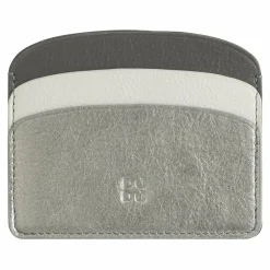 Best DuDu Boracay Kreditkartenetui Leder 10 cm silber