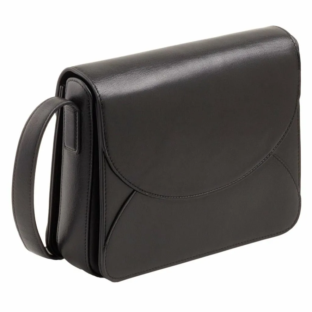 DuDu Umhängetaschen<Cefalonia Umhängetasche Leder 21 cm black rosa