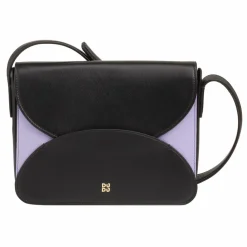 DuDu Umhängetaschen<Cefalonia Umhängetasche Leder 21 cm black lavender
