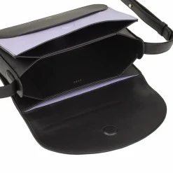 DuDu Umhängetaschen<Cefalonia Umhängetasche Leder 21 cm black lavender