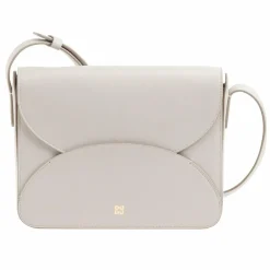DuDu Umhängetaschen<Cefalonia Umhängetasche Leder 21 cm pearl grey
