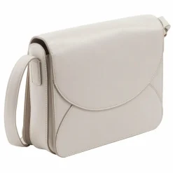 DuDu Umhängetaschen<Cefalonia Umhängetasche Leder 21 cm pearl grey