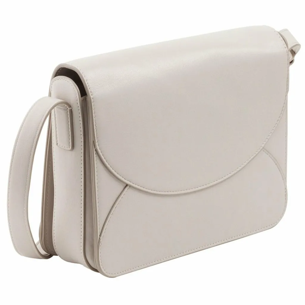 DuDu Umhängetaschen<Cefalonia Umhängetasche Leder 21 cm pearl grey