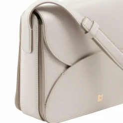 DuDu Umhängetaschen<Cefalonia Umhängetasche Leder 21 cm pearl grey