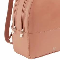 Sale DuDu City Rucksack Leder 26,5 cm rosa flamingo